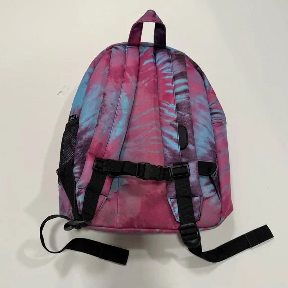 Herschel Supply Co Kids Heritage Tie-Dye Backpack Purple Blue - Picture 2 of 5